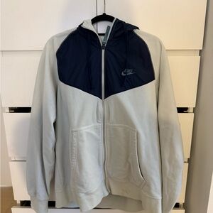 Nike Navy and Light Gray Jacket